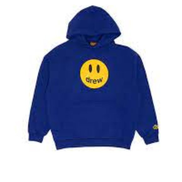 Drew House Navy Blue Smiley Face Hoodie